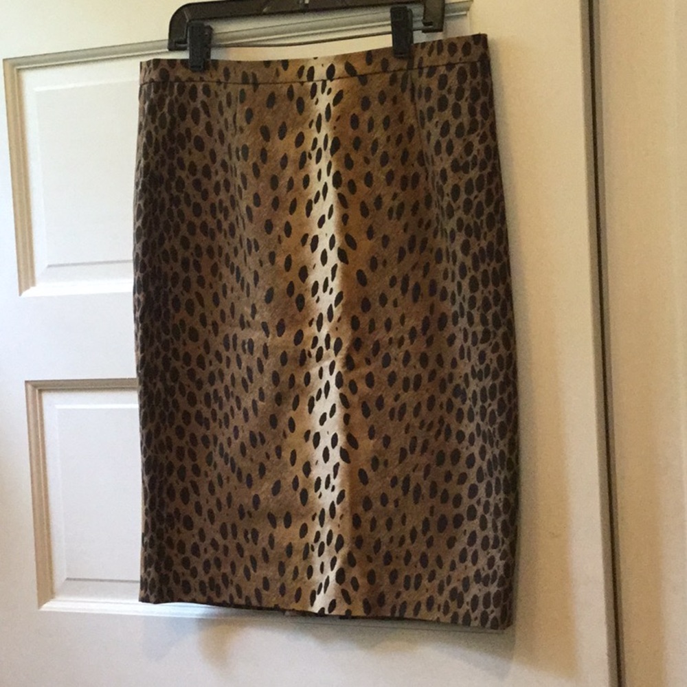 COPY - Michael Kors Leopard print Pencil Skirt